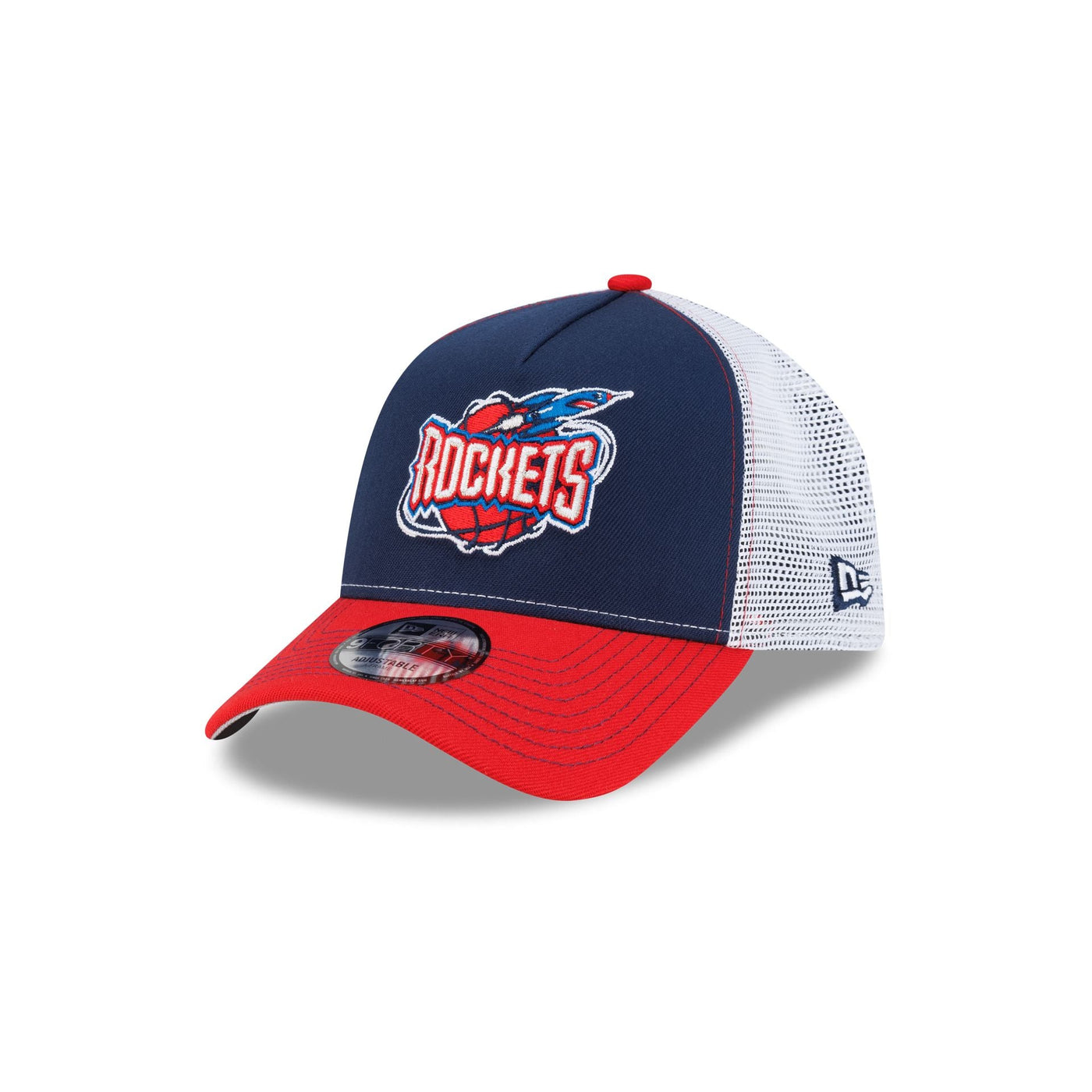 Houston Rockets Hardwood Classics 2000s Contrast Stitch 9FORTY A-Frame Trucker Hat