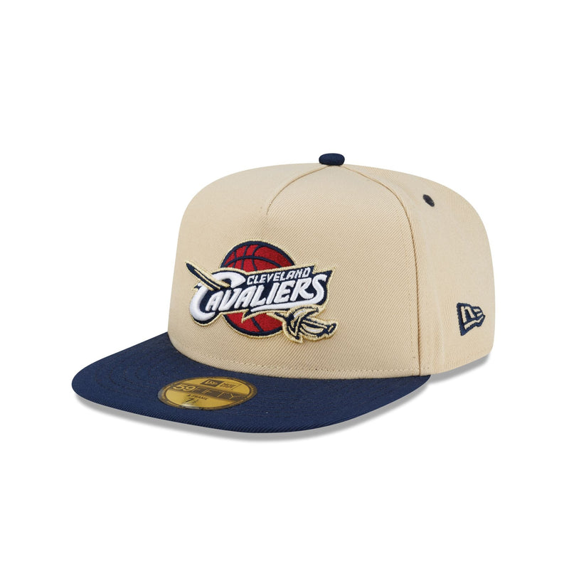 Cleveland Cavaliers Hardwood Classics 2000s Gold 59FIFTY A-Frame Fitted Hat