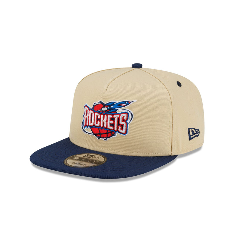 Houston Rockets Hardwood Classics 2000s Gold 9FIFTY A-Frame Snapback Hat
