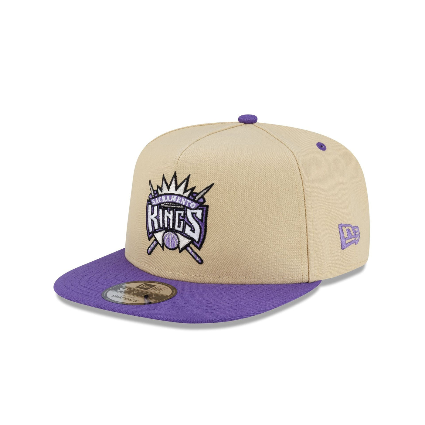 Sacramento Kings Hardwood Classics 2000s Gold 9FIFTY A-Frame Snapback Hat