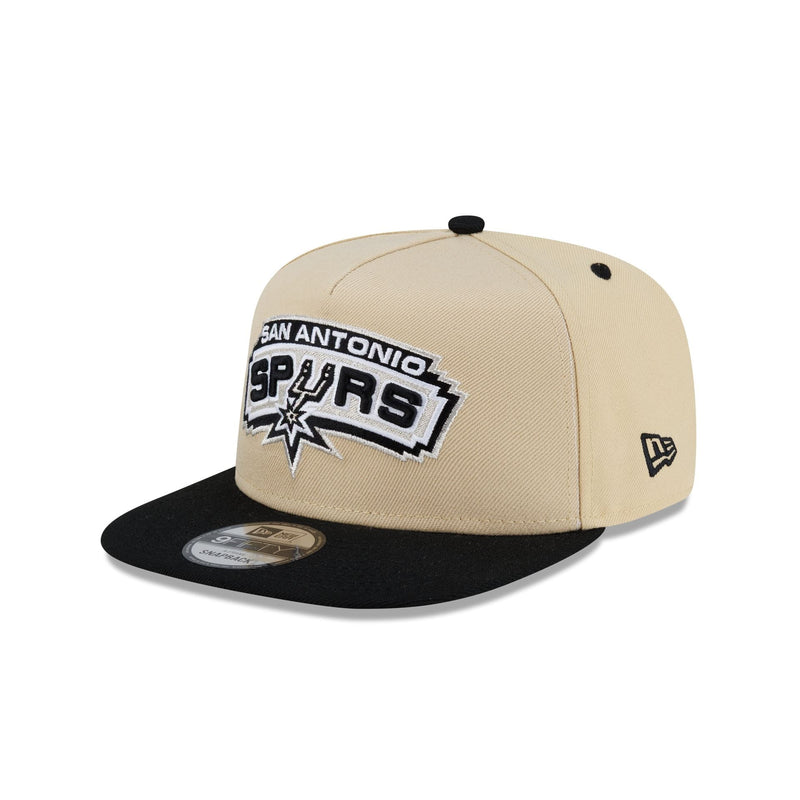 San Antonio Spurs Hardwood Classics 2000s Gold 9FIFTY A-Frame Snapback Hat