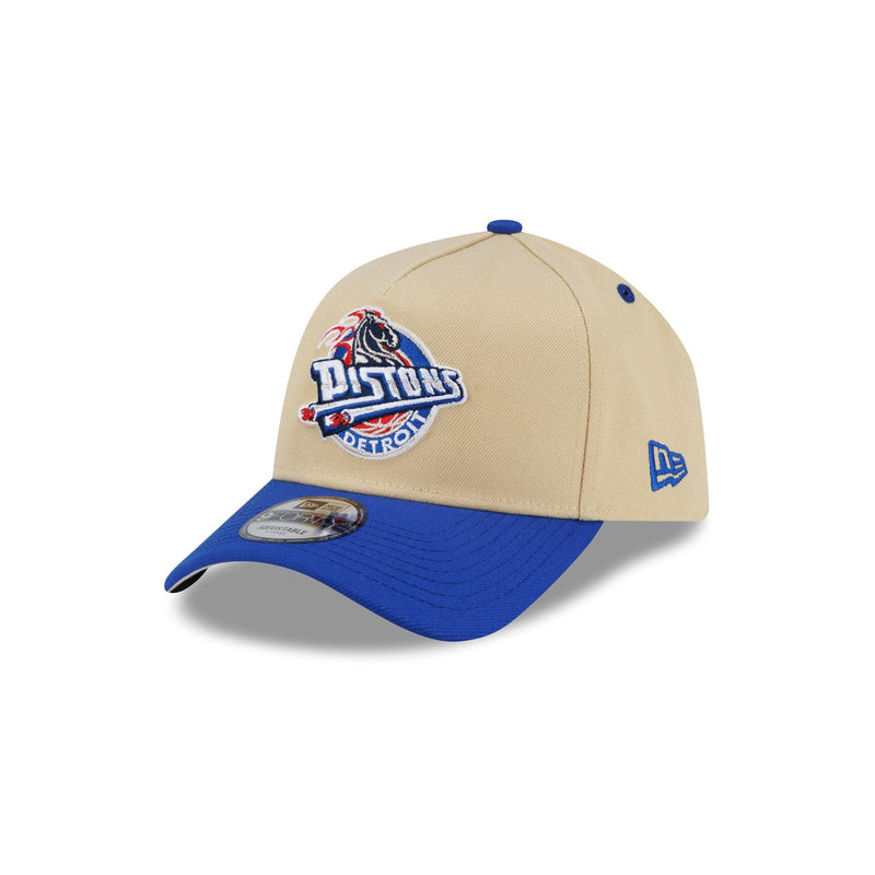 Detroit Pistons Hardwood Classics 2000s Gold 9FORTY A-Frame Snapback Hat