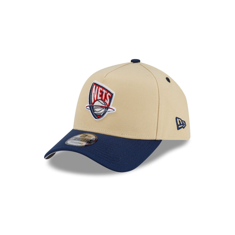 New Jersey Nets Hardwood Classics 2000s Gold 9FORTY A-Frame Snapback Hat