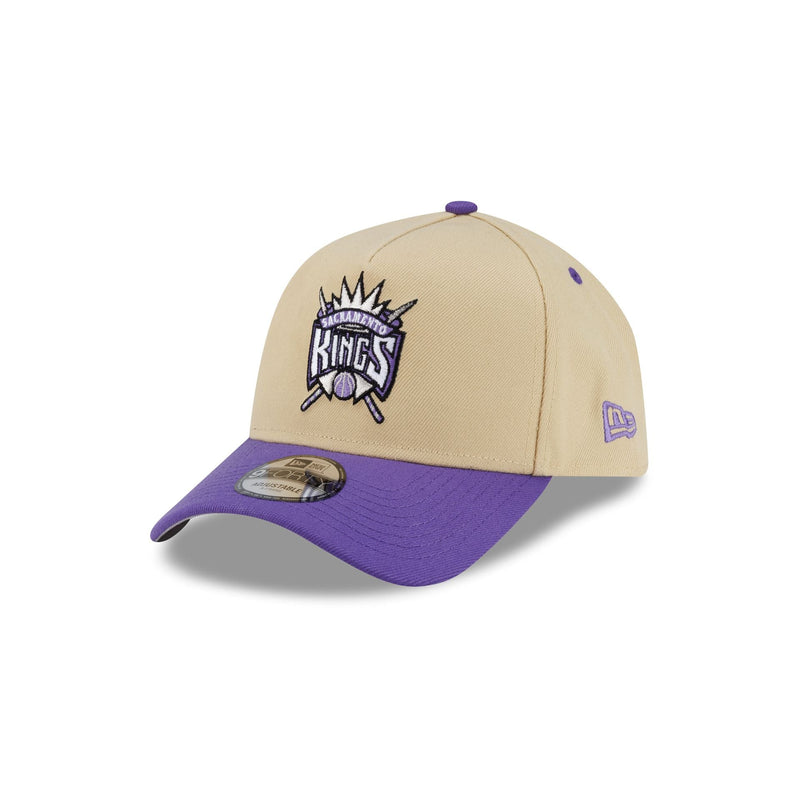 Sacramento Kings Hardwood Classics 2000s Gold 9FORTY A-Frame Snapback Hat