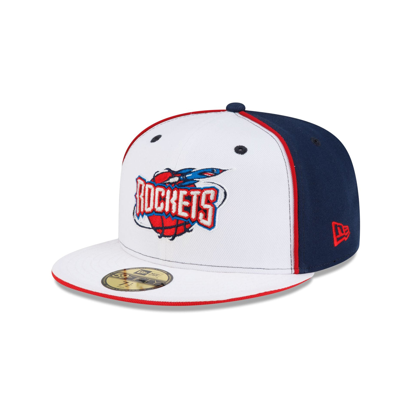 Houston Rockets Hardwood Classics 2000s Optic White Flip 59FIFTY Fitted Hat