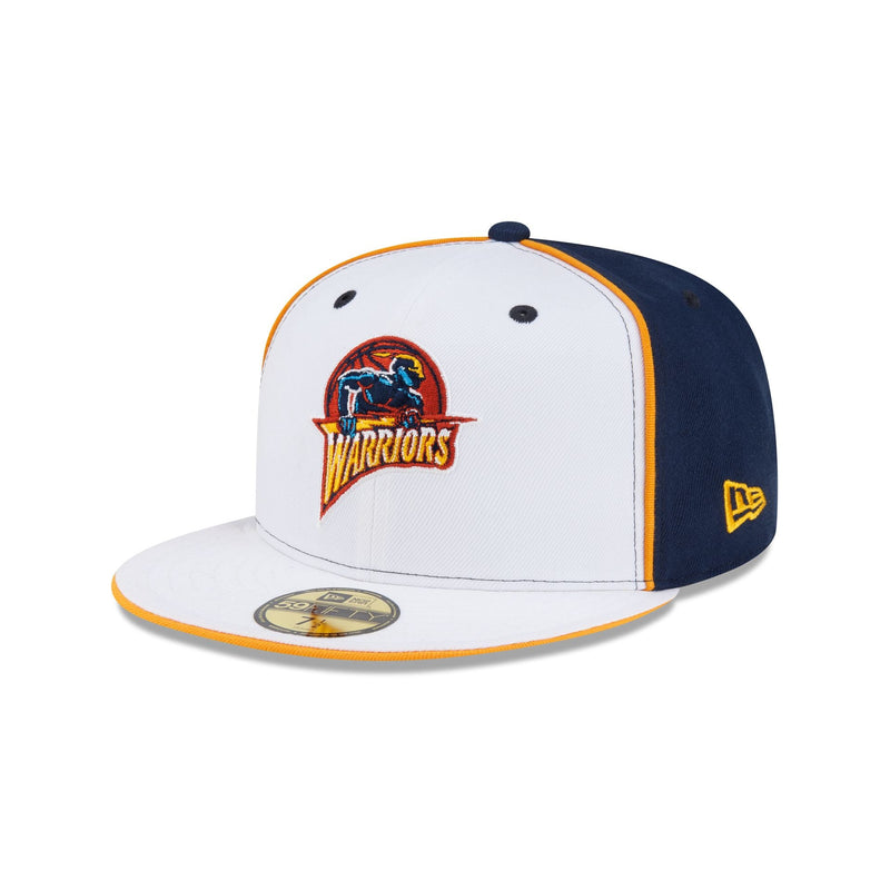 Golden State Warriors Hardwood Classics 2000s Optic White Flip 59FIFTY Fitted Hat
