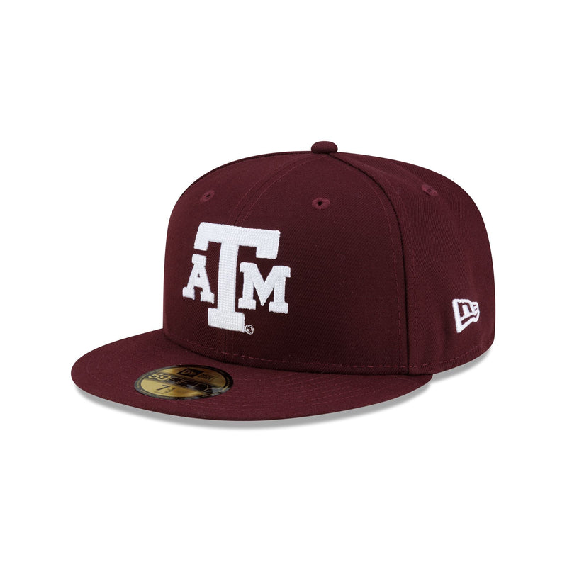 Texas A&M Aggies Chainstitch Logo 59FIFTY Fitted Hat