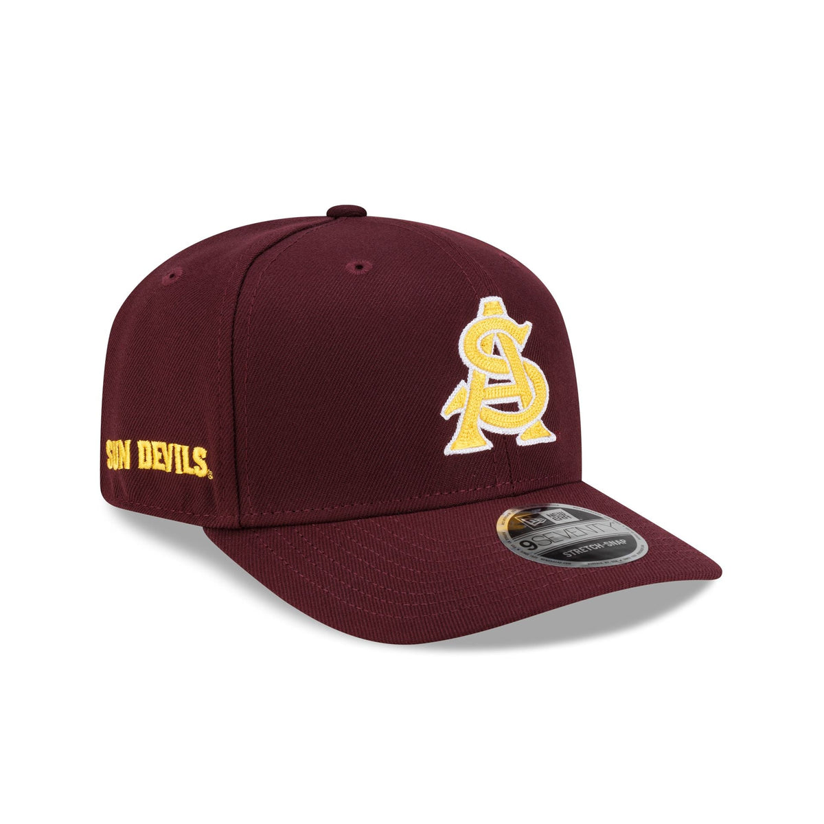 Arizona State Sun Devils Chainstitch Logo 9SEVENTY Stretch-Snap Hat
