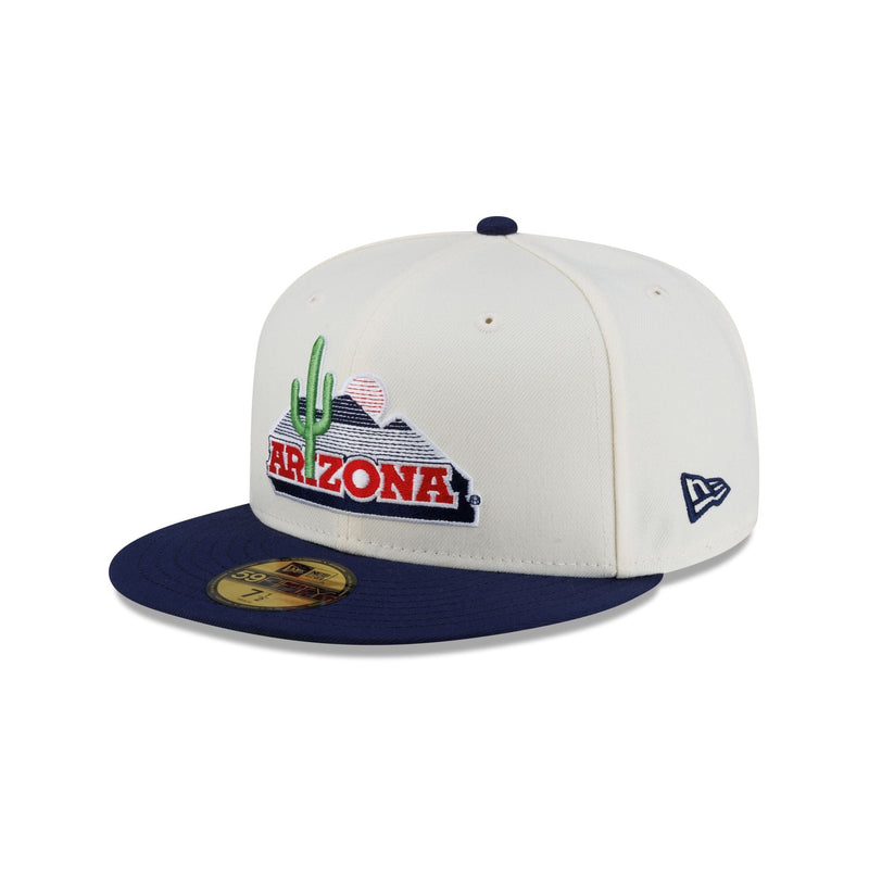 Arizona Wildcats Vault Chrome 59FIFTY Fitted Hat