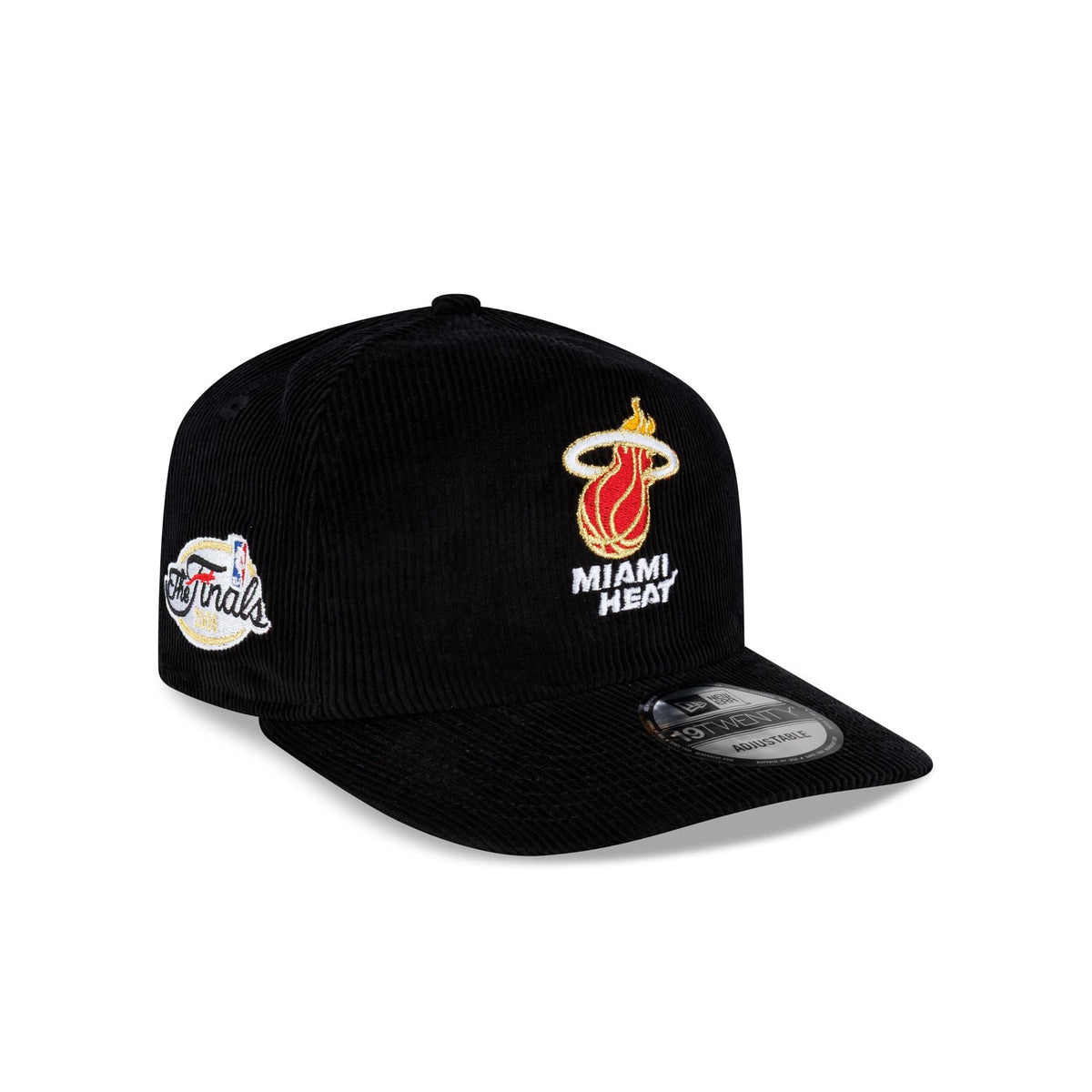 Miami Heat 2006 Finals Black & Gold Corduroy 19TWENTY Adjustable Hat