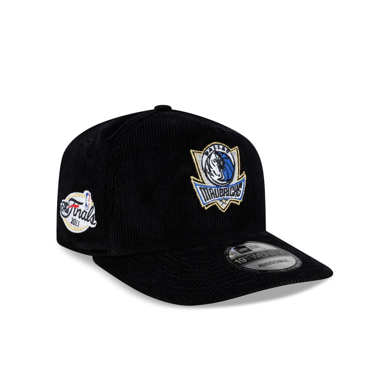 Dallas Mavericks 2011 Finals Black & Gold Corduroy 19TWENTY Adjustable Hat