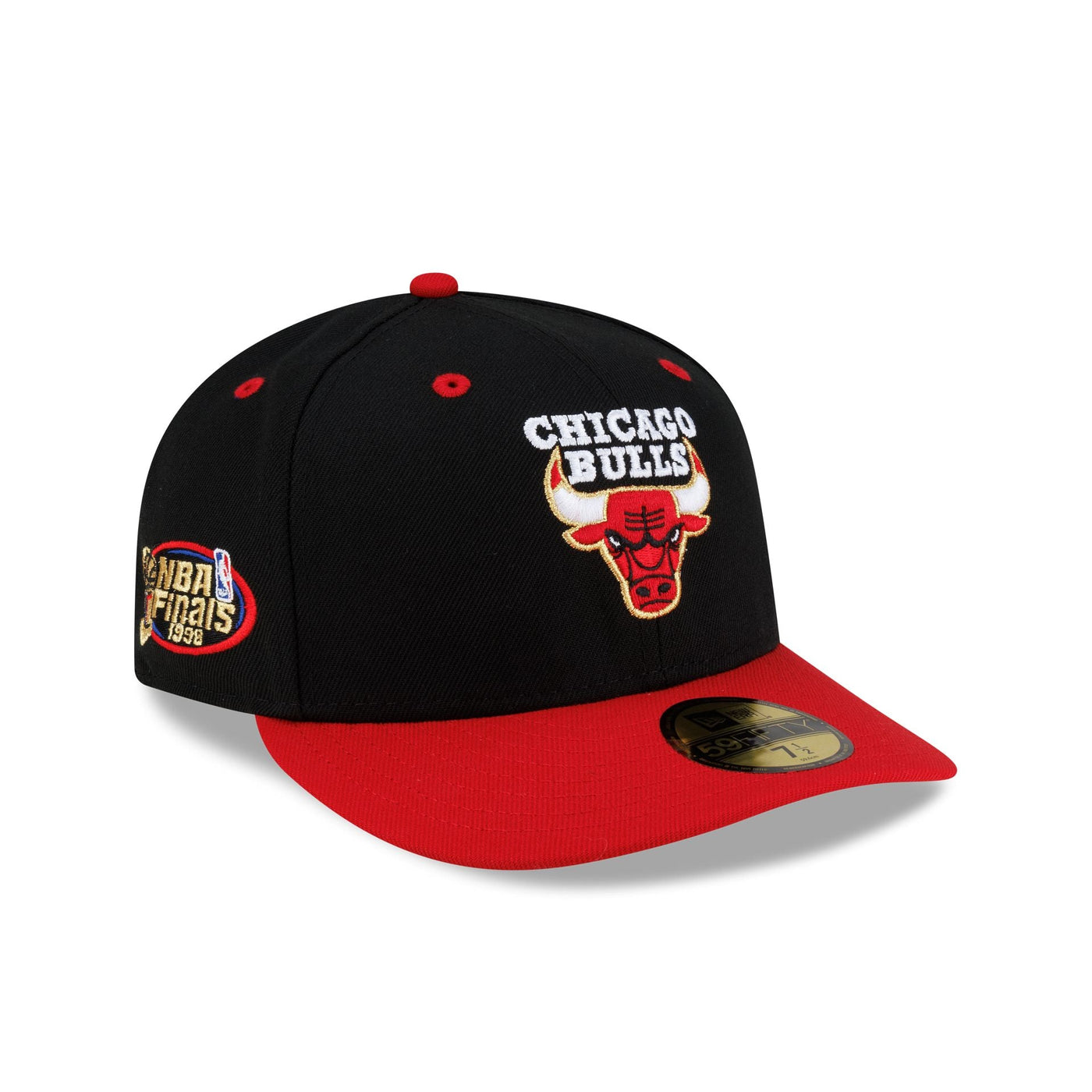 Chicago Bulls 1998 Finals Black & Gold 59FIFTY Fitted Hat