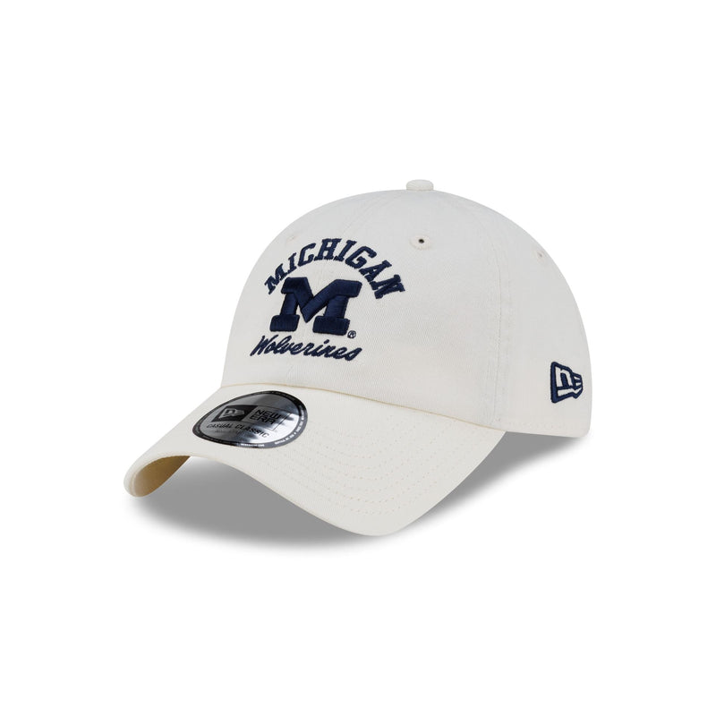 Michigan Wolverines College Arch Chrome Casual Classic Adjustable Hat
