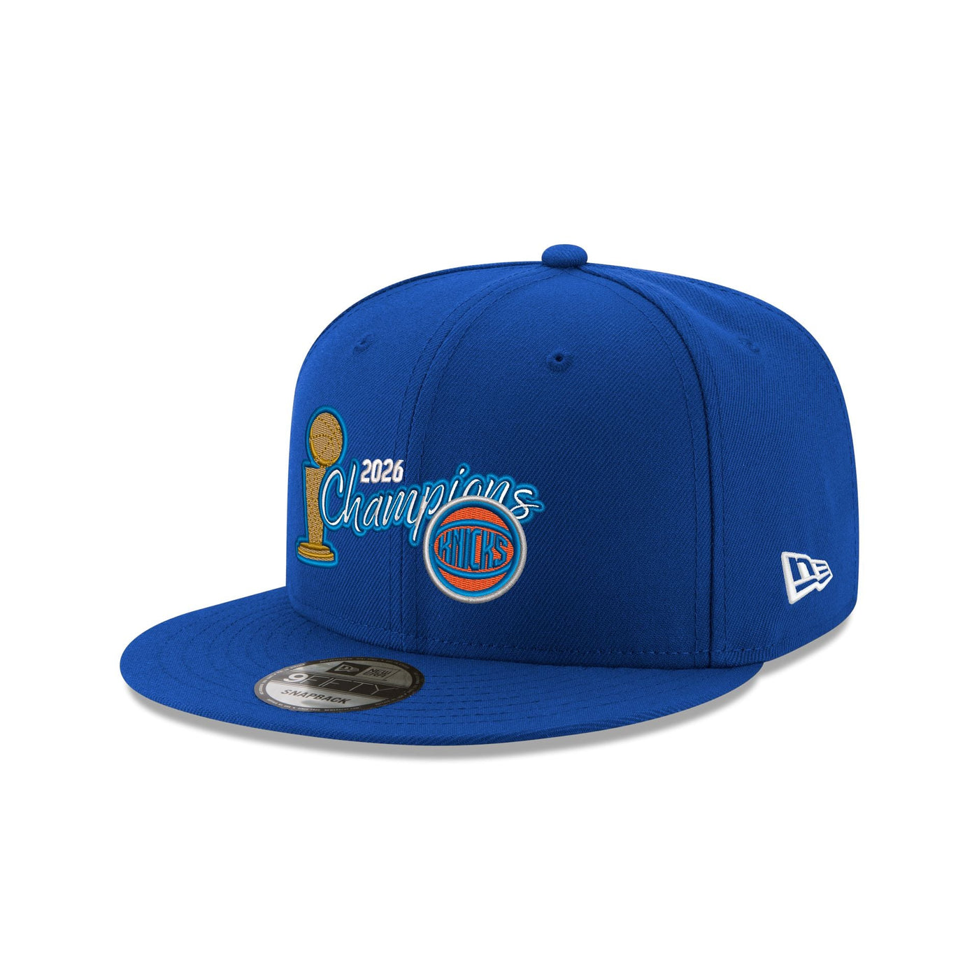 New York Knicks 2026 Champions Script 9FIFTY Snapback Hat