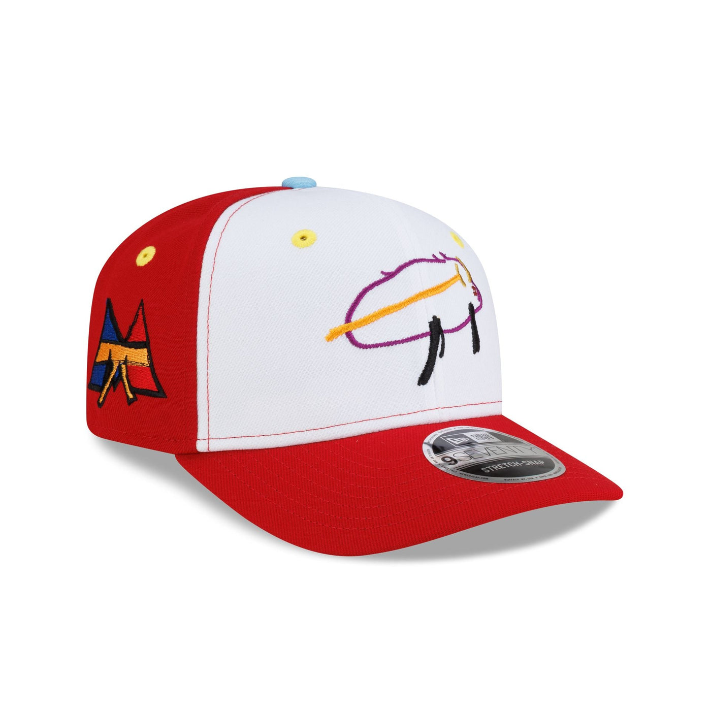 Buffalo Bills Billustration by Mason 9SEVENTY Stretch-Snap Hat