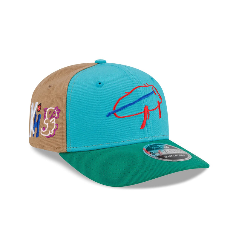 Buffalo Bills Billustration by Killian 9SEVENTY Stretch-Snap Hat