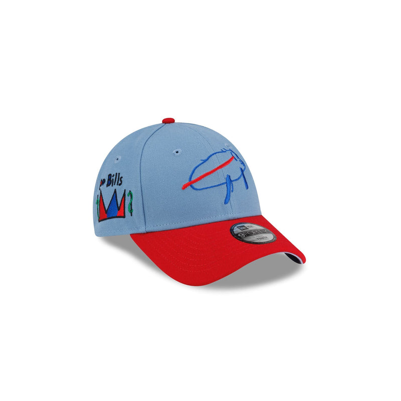 Buffalo Bills Billustration by Avery and Amar'e Kids 9FORTY Snapback Hat