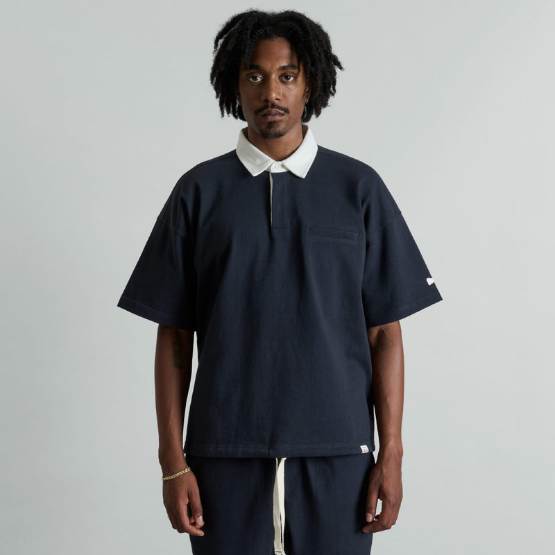 Alden Navy Rugby Shirt